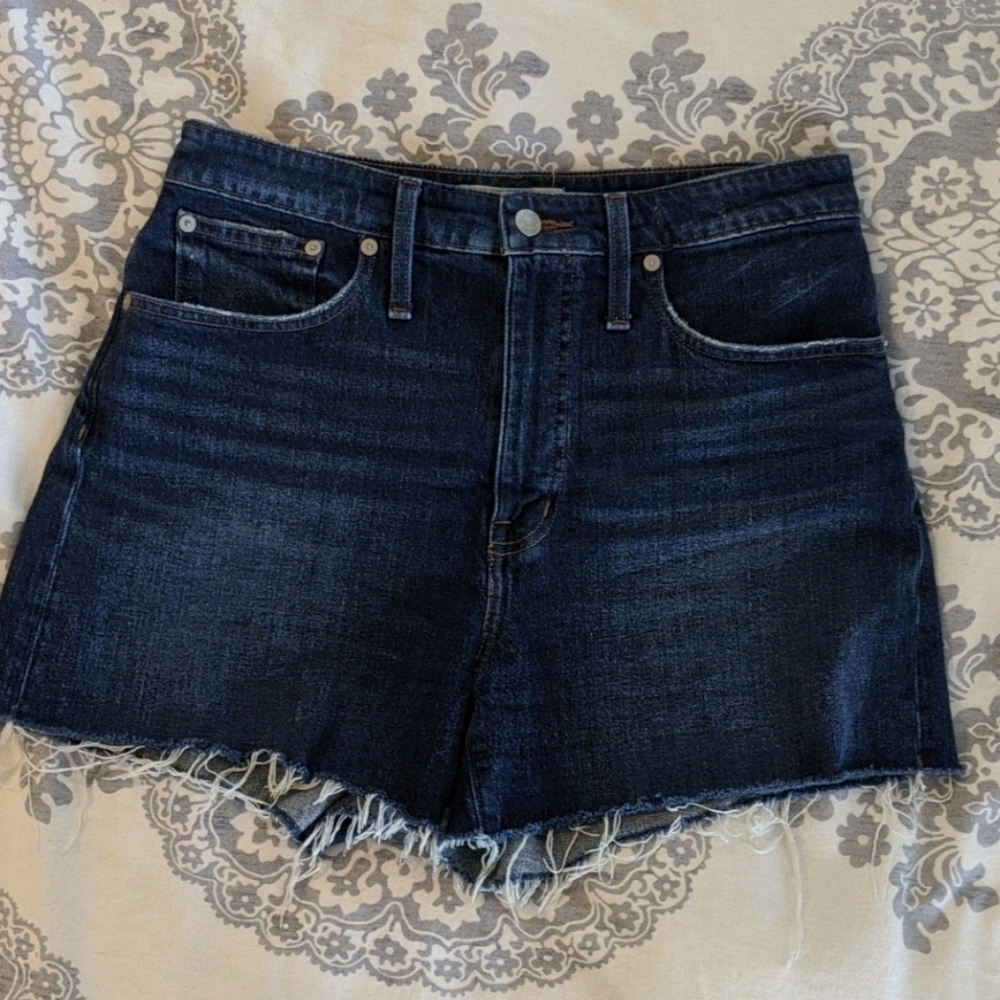 Madewell Curvy High Rise Denim Shorts